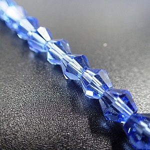 Chinese 3mm Bicone Crystals - Sapphire